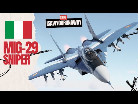 Видео: MiG-29 Sniper - настреливаю рандом на новом преме Италии в #warthunder