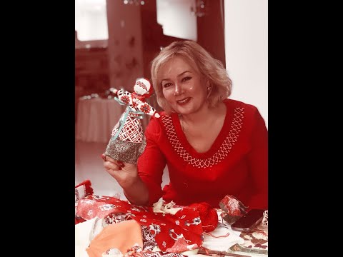 Видео: НАРОДНАЯ КУКЛА РЯБИНКА