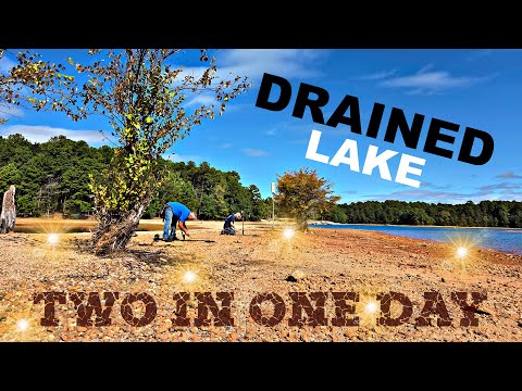 Видео: Они осушили озеро, и вы должны увидеть, что было на дне! Невероятно, два за один день?!