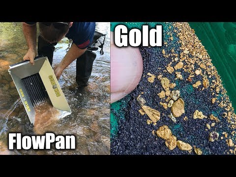 Видео: Золоторазведочные работы: тестирование нового FlowPan ConBox