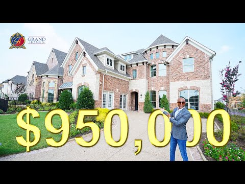 Видео: ВНУТРИ ДОМА В ТЕХАССКОМ СТИЛЕ ЗА 950 000 ДОЛЛАРОВ | Лейк-Форест | Маккинни, Техас | GRAND HOMES