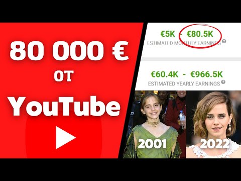 Видео: 80 000 € от YouTube БЕЗ собствени ВИДЕА!