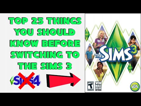 Видео: 25 вещей, которые нужно знать перед игрой в The Sims 3 (для новичков)