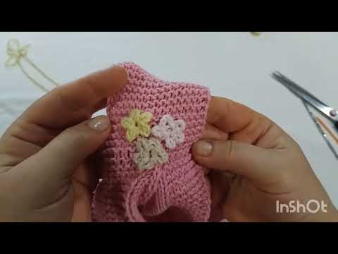 Видео: Маленькие цветы вязаные крючком. 