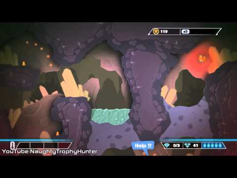 Видео: PixelJunk Shooter Ultimate - 100% Находок / Эпизод: 1 / Глава: The Volcano.