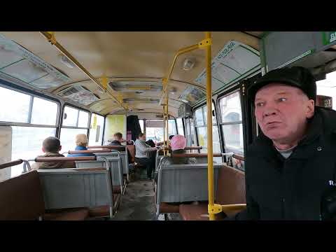 Видео: 4k Прокатимся на автобусе ПАЗ в Архангельске. Russian north