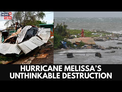 Видео: Ураган «Мелисса»: разрушительные штормы обрушились на Карибские острова | Затоплены улицы, разруш...