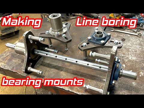 Видео: Изготовление подшипниковых креплений для моего самодельного сверлильного станка.
