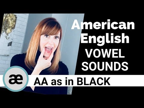 Видео: Гласные звуки американского английского: /æ/, AA, как в слове BLACK