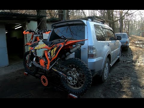 Видео: Мотохвост / Мотоперевозка / Обзор Крепления для перевозки  Мотоцикла / Motorcycle Carrier