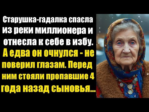Видео: Старушка-гадалка спасла из реки миллионера и отнесла к себе в избу. А едва он очнулся-не поверил