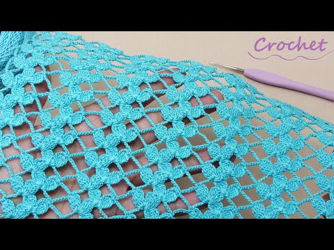Видео: Всего 1 ряд! УЗОР КРЮЧКОМ простое ВЯЗАНИЕ для начинающих  💚 EASY Pattern Crochet for beginners