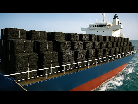 Видео: Невероятный процесс производства корейских водорослей, обеспечивающих 70% мира