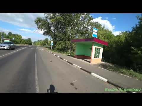 Видео: Едем по маршруту Пристень-Кировский на велосипеде.