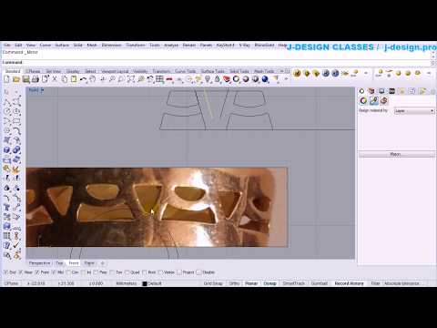 Видео: Моделирование кольца по эскизу заказчика. j-design.pro