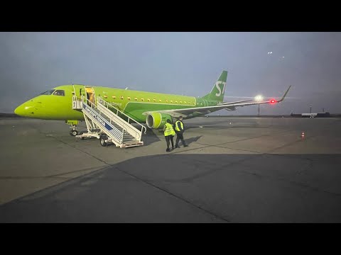 Видео: Embraer RJ 170 | S7 Airlines | Рейс Пенза - Москва Домодедово