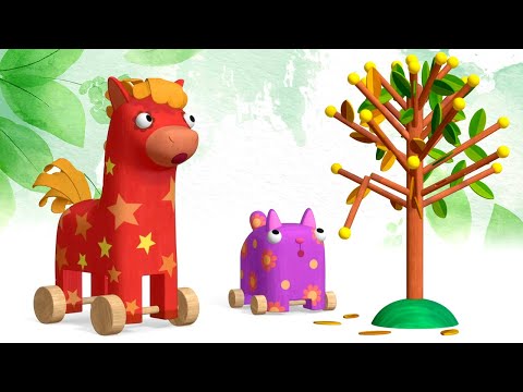 Видео: Деревце 🌳 – Все серии подряд – Серия 25 – Деревяшки | Развивающий мультик для малышей