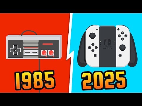 Видео: Эволюция контроллеров Nintendo (анимация)