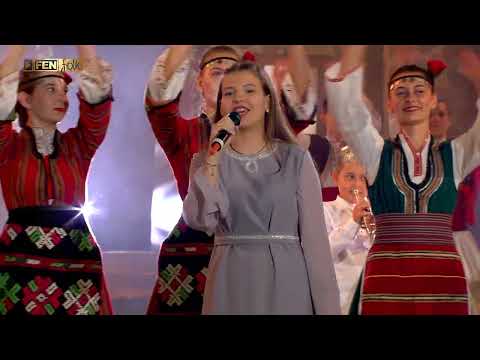 Видео: ФФ "Славеи" и Общински духов оркестър - Добре дошли в Сандански, приятели / Детски Пирин Фолк 2022