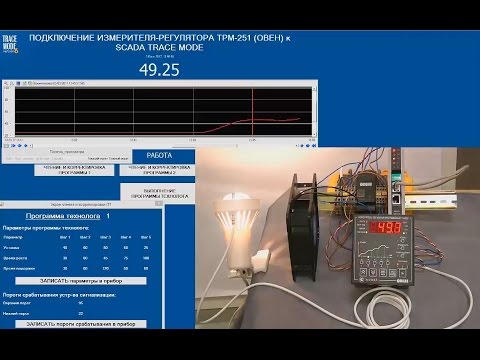 Видео: НАСТРОЙКА ПИД-РЕГУЛЯТОРА ТРМ 251 (ОВЕН) ИЗ TRACE MODE