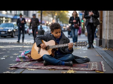 Видео: Черный парень играет на гитаре на улице_ он и представить себе не мог, что это изменит его жизнь!