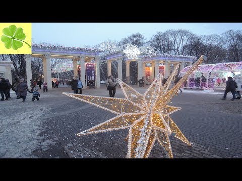 Видео: Москва. Прогулка по Парку СОКОЛЬНИКИ (Sokolniki park)  12.01.2020