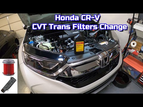 Видео: Honda CR-V 2017–2022 | Замена фильтров трансмиссии CVT