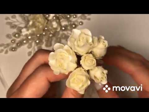 Видео: МК Маленькие розочки из ленты 1,5 см 🌹🌹 DIY Small roses from ribbon 1,5 cm 🌹🌹