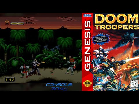 Видео: Doom Troopers (Солдаты Судного Дня) - прохождение игры + секретный уровень (Sega Mega Drive, 16-bit)