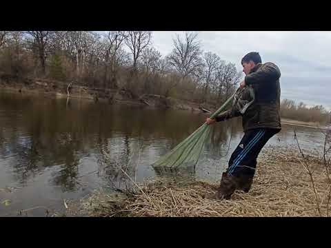 Видео: Рыбалка на Кастинговую сеть. Реальный улов за 4 часа. рыбалка на Северском донце.