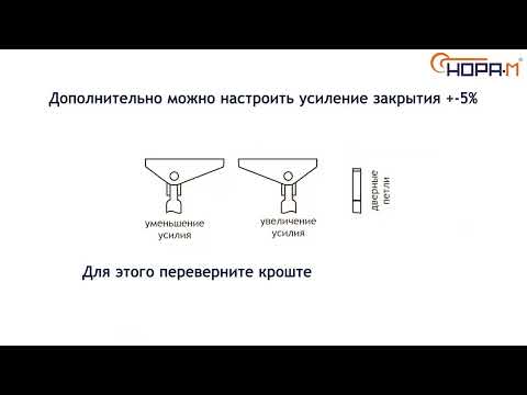 Видео: Доводчик дверной 410 ISPARUS от 15 до 60 кг серебро