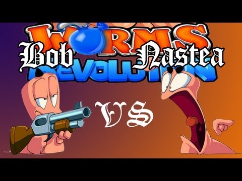 Видео: BobPlay: Дуэль в игре Worms Revolution!
