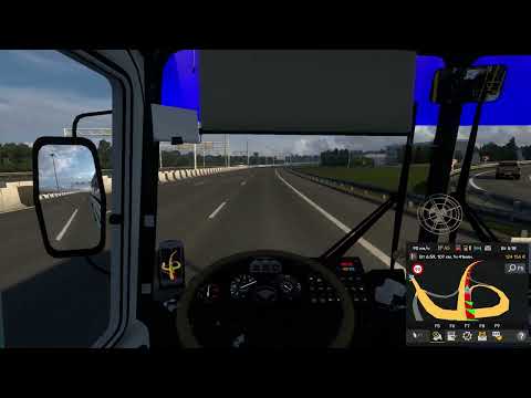 Видео: Euro Truck Simulator 2. Везу сотрудников в Сосновый бор. Первый рейс на  скоростном ПАЗ 3205.