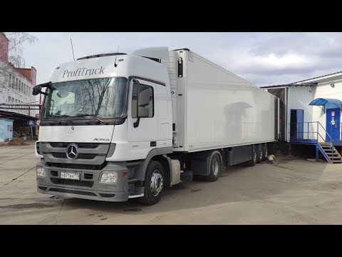 Видео: Органы управления Мерседес Actros, переключение АКПП