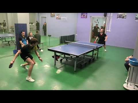 Видео: жесть!! Высшая Лига "С" Баландин Г. (730) - Чирков А. (732) настольный теннис КЧ СПб 02.12