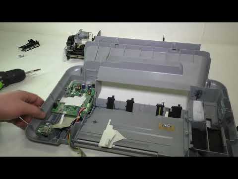 Видео: Разборка МФУ hp PSC 1510.
