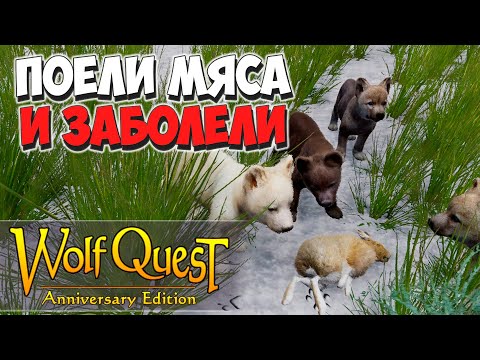 Видео: В смертельный поход с волчатами! WolfQuest: Anniversary Edition #15