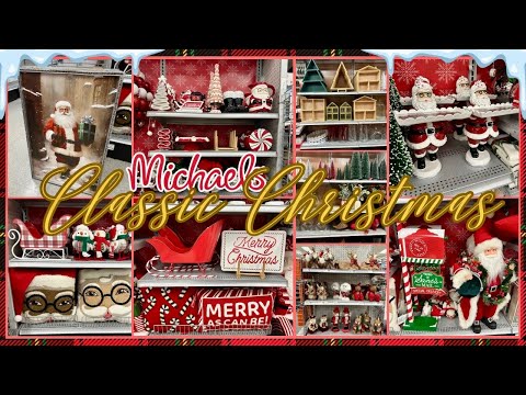 Видео: Классическое Рождество 2025 от Michael’s 🎅 Пошаговое руководство по декору в красных и белых тона...