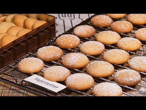 Видео: БИСКВИТНОЕ ПЕЧЕНЬЕ. Безупречно вкусное печенье к чаю и для приготовления десерта Тирамису