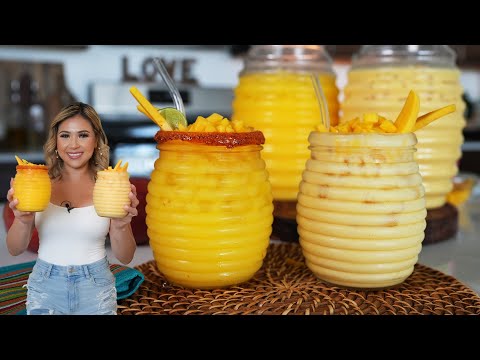 Видео: Справьтесь с жарой с помощью освежающего мангового коктейля «агуа фреска» | Сливочная манговая аг...