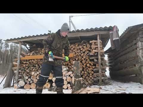 Видео: Колка осины