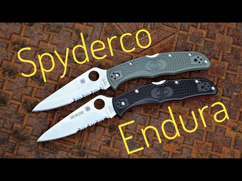 Видео: Spyderco Endura мнение спустя год