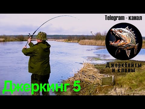 Видео: 🐟12 Джеркинг на реке Цна. Щука на джерк с берега и лодки