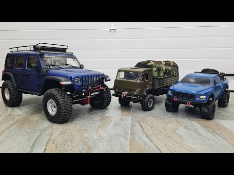 Видео: RC Новичок №23 ... Ремонт Камаз, FORD и ОГРОМНОГО JEEP Axial SCX6 4x4