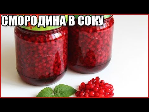 Видео: СМОРОДИНА В СОБСТВЕННОМ СОКУ. Без сахара и с сахаром! Вкусно и полезно!