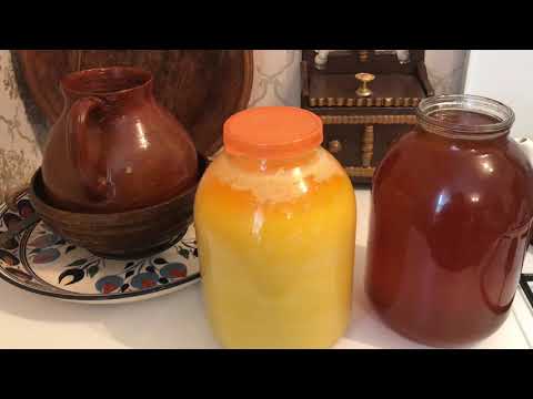 Видео: Готовим со свекровью топленое масло! Частный музей !