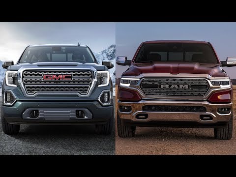 Видео: Противостояние Роскошных ПИКАПОВ GMC Sierra Denali 2019 vs 2019 RAM 1500