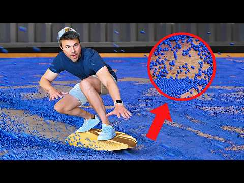 Видео: Катание на 3 500 000 шариках для страйкбола — Лагерь CrunchLabs, неделя 1