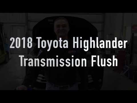 Видео: Промывка трансмиссии Toyota Highlander 2018 года