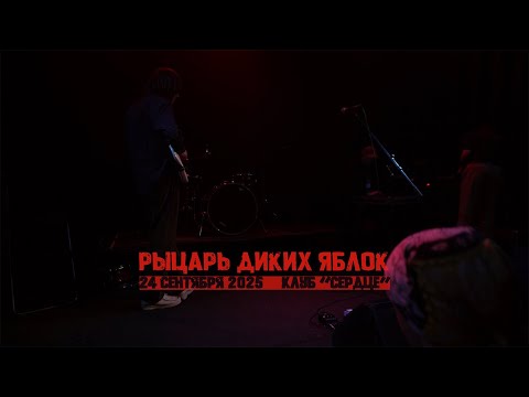 Видео: Рыцарь Диких Яблок - концерт 24 сентября 2025 в клубе Сердце